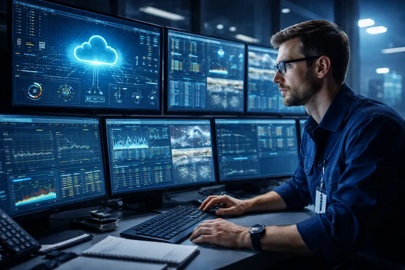 Data transmission from industrial equipment to the cloud